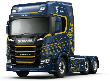Scania Consórcio sorteia caminhão dos 75 anos da P.B. Lopes