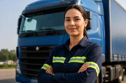 Aumenta participação das mulheres no emprego formal do transporte rodoviário de cargas
